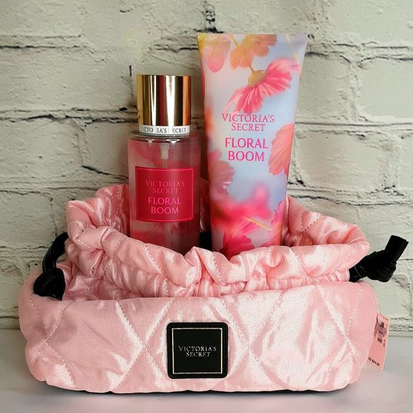 Victoria's Secret Other - 'VICTORIA'S SECRET' 'FLORAL BLOOM' BODY MIST, LOTION, VS LOGO CINCH BAG …